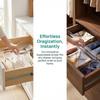 Transparent Drawer Divider Adjustable Partition Board Space Saving Storage Tool  Kitchen Organize