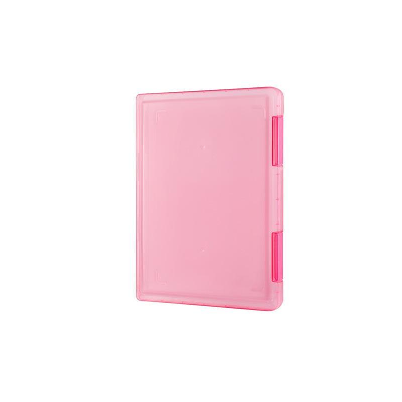 Clear Plastic Desktop A4 Document Storage Box Stackable File Organizer for Office Archiving School Homework Home Paper Sorting