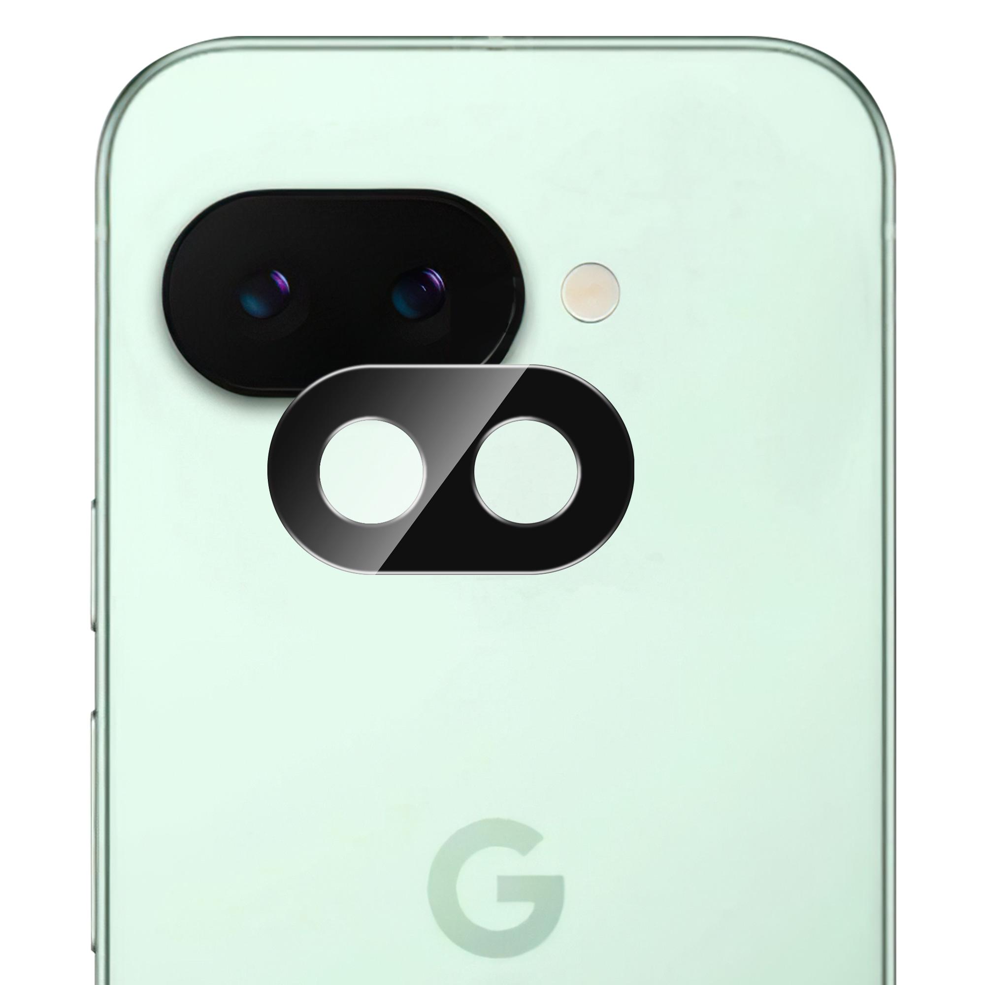 

For Google Pixel 9a Camera Lens Protector Black Tempered Glass Lens Film Type A