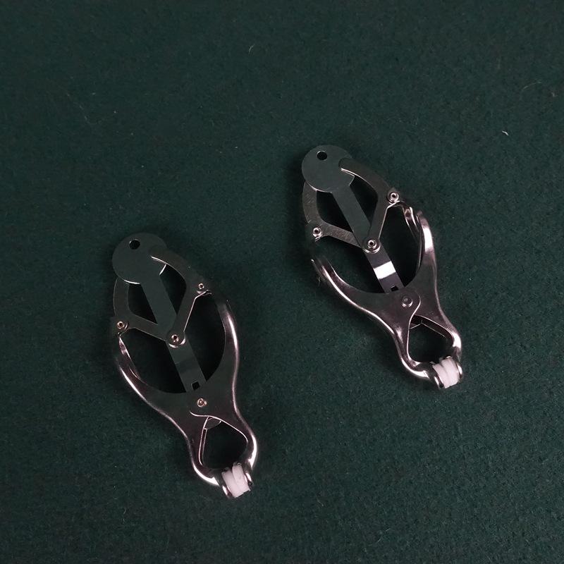 Butterfly Nipple Clamps: Heavy Stretcher & Torture Belt for Breast Stimulation