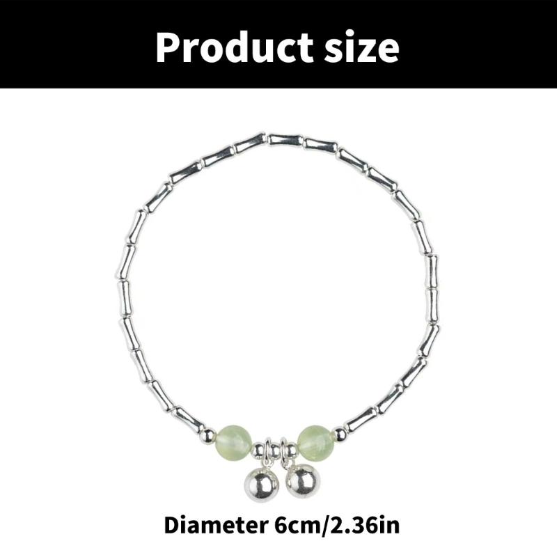 Elegant Bamboos Bead Bracelet with Oriental Charm and Vintage Appeal Portable for Daily Wear or Special Occasions