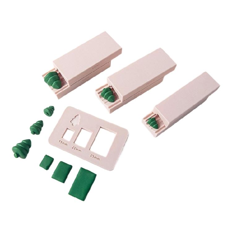 

Polymer Clay Bead Rolling Tool Set Christmas Tree Designs for Customes Jewelry Making and Craft