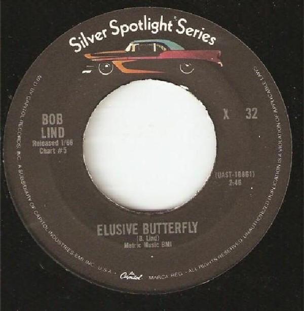 

7inch Record BOB LIND - Elusive Butterfly 2596051 Capitol Records 1984 US Pop Used
