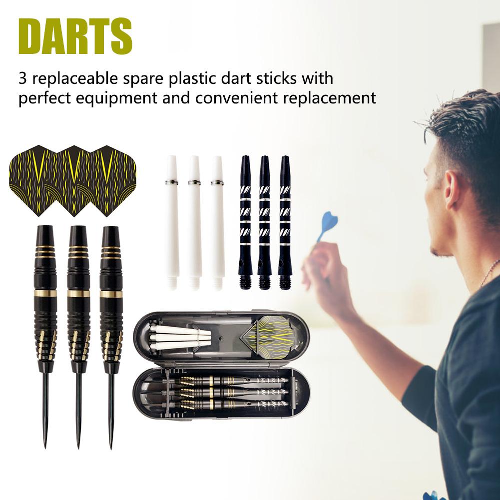 NEW 3pcs/Set Dart Shafts Lightweight Darts Sticks Portable  Replaceable Multipurpose with Storage Case for Amusement Games Parts