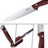 WXCOO Professional Kitchen Knife Fruit Peeling Chef's Knife Meat Cleaver Fruit Slicing Stainless Steel Fruit Knife Wooden Handle