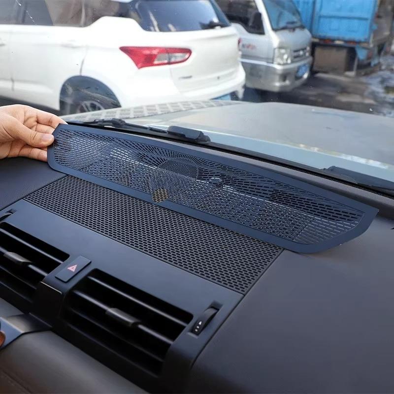 For Land Rover Defender 110 -2024 Dashboard Air Outlet Anti-blocking Mesh Cover Dashboard Speaker Cover Stainless Steel Car