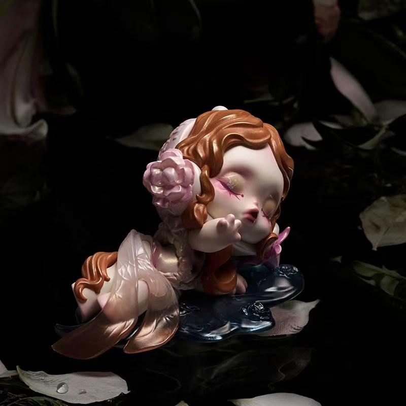 POP MART SKULLPANDA Petals in Four Acts Série figurek Slepá krabička