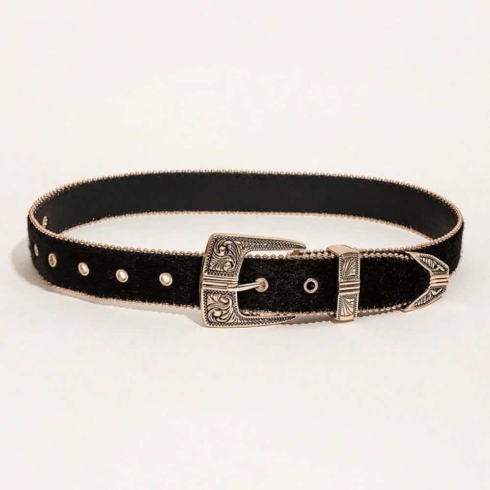 Women's Leopard Print Versatile Belt Women's Belt Premium Vintage Decorative Belt Women's