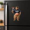 Stress Relief Fridge Magnet Daddy with Soft Tummy, Squeeze Dads Cabinet Belly Refrigerator Magnet, Photo Holder for Kitchen Decor