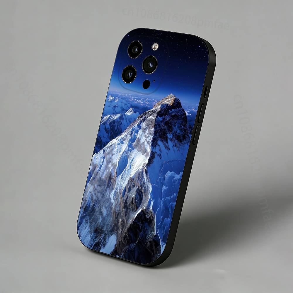 

Wilderness Mountain Ocean iPhone Case For 17 Air 16 Pro Max 16e 15 Plus 14 13 12 11 Back Protector Cover iPhone17promax
