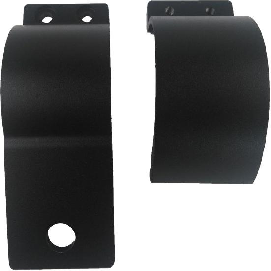 Audak 1 Pair 2.5 Inch Aluminum Mounting Bracket Tube Clamp For Bullbar Roof Rack Roll Cage (63.5-66Mm/2.5-2.6 Inch Adjustable)