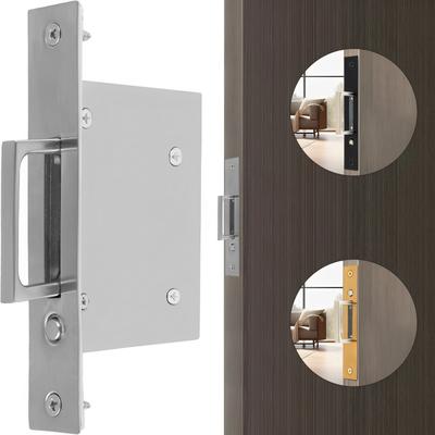 Poignée de porte coulissante en alliage de zinc pour porte de poche, poignée dissimulée et robuste pour porte de poche, quincaillerie de porte coulissante