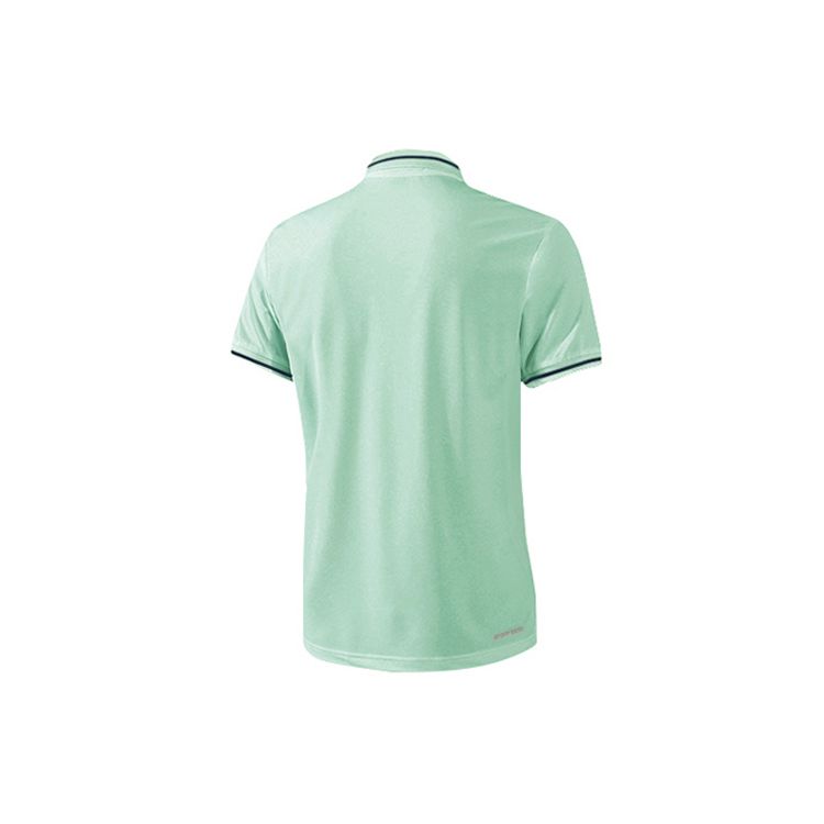 Li-Ning Campus Series Logo Print Quick-Dry Short Sleeve Polo Shirt Men tops Fresh-Green YPLT041-6