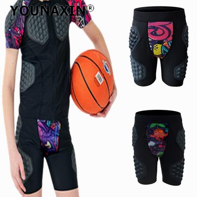 Unisex Child Roller Skating Sportswear Boy Basketball Girl Football Shorts Football Soccer Outdoor Sports Clothing Anti-collision Bottom Pants