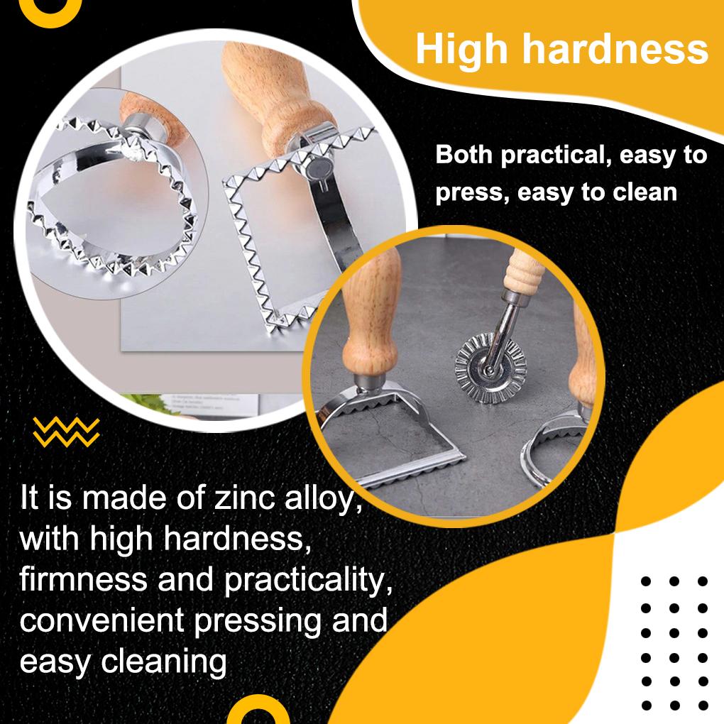 Keksform aus rostfreier Zinklegierung, tragbar, handlich, manuelle Keksformen, Knödelverpackungsform, Koch- und Backwerkzeuge, Küchengeschirr