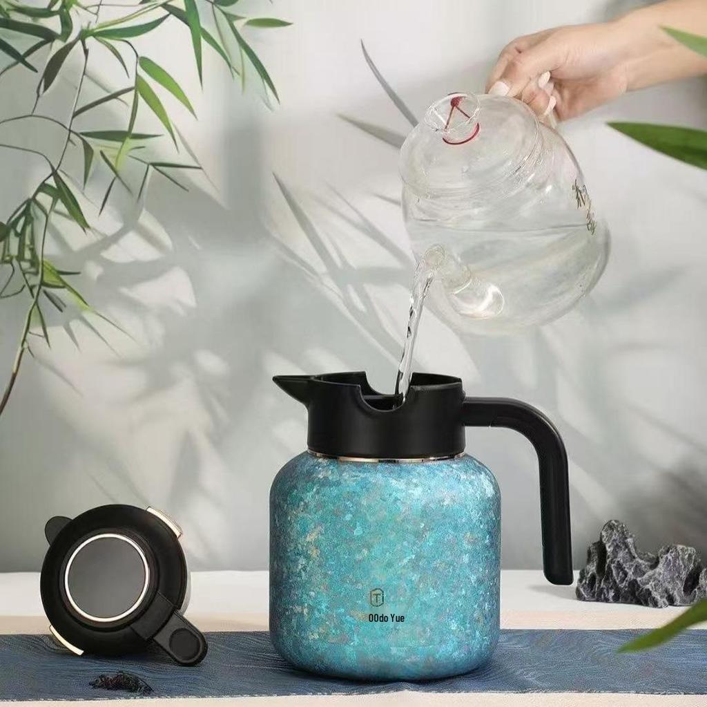 Weiyue Pure Titanium Smart Insulated Tea Kettle - Large Capacity with Temperature Display for Home Use