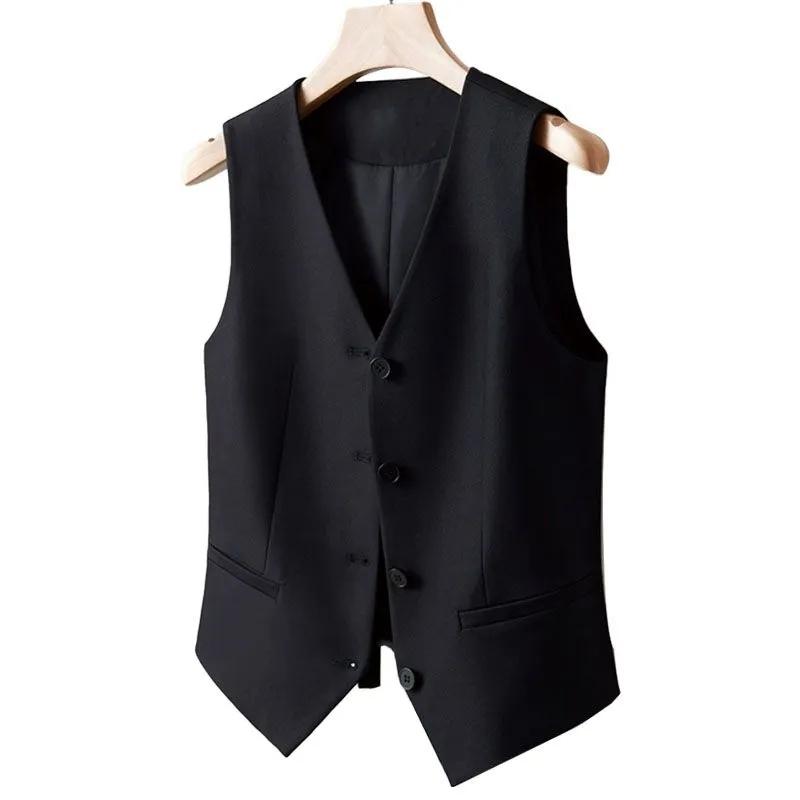 Women's Vest Coat Spring Autumn High-end Sleeveless Ladies Suit Vest Jacket Temperament Fashion Lady Blazer Horse Clip