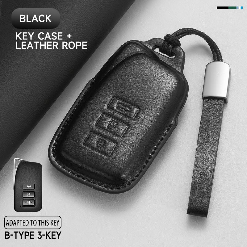 

Leather Car Key Cover Case Protection Shell For Lexus RX350 NX300 Es300h Rx450h GS300 GX470 IS250 ES350 LX570 GX460 Nx300h Is300