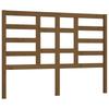 vidaXL Bett-Kopfteil Honigbraun 146x4x104 cm Massivholz Kiefer