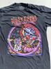 Women's Killer Clowns T-Shirt Black Spell-Out M Street Gothic Cult 80s Horror
