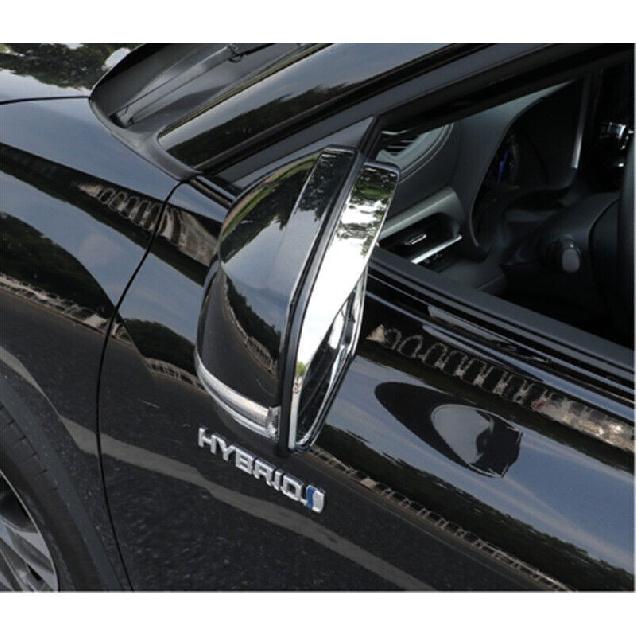 For Toyota RAV4 2019-2025 Chrome Rearview Mirror Rain Guard Eyebrow Frame Trim