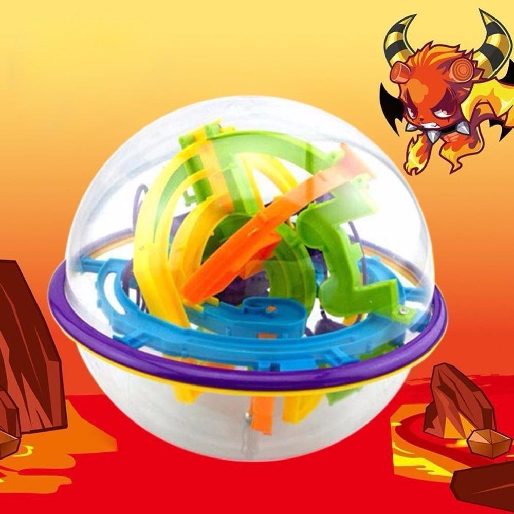 100-trinns 3D-ball med gave Pedagogiske leker Puslespill Balanse Logic Ability Spill for barn Voksne