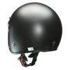 Jet GRENVER Motorcycle Half Matte Free Size [Lead Industries] Helmet, Black, -