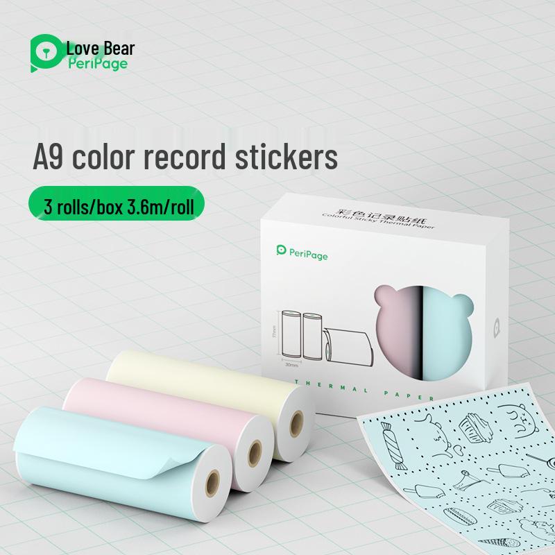 Ericbear A9 High-Definition Thermal Photo Paper, Ten-Year Keepsake, Mistake-Free and Three-Proof Printing.