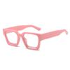 2022 Stylish Square Frame Glasses: European & American Fashion, Versatile and Simple Design