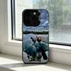 Karpfenfischerei R-Rute Handyhülle Für iPhone 17,16,15,14,13,12,11 Plus,Pro Max,XS,Farbig Silberbeschichtet Innenabdeckung