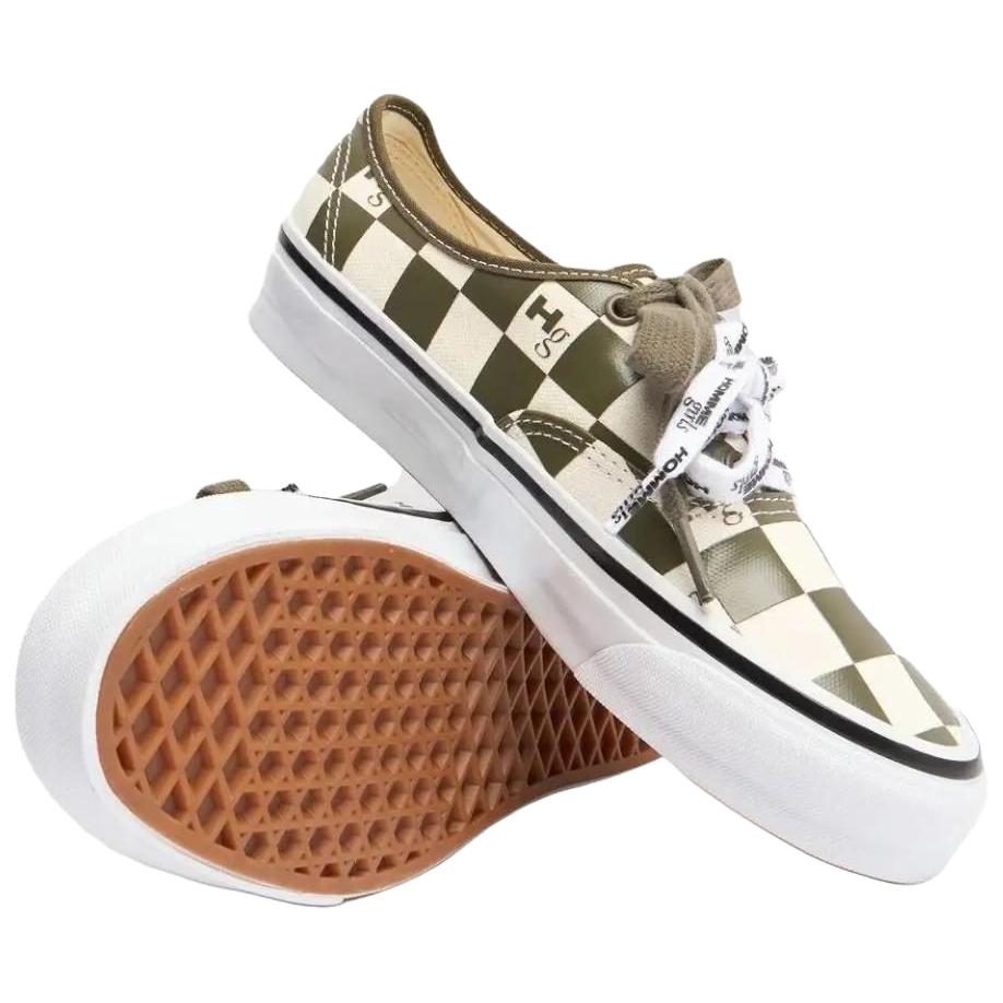 HommeGirls X Vans Authentic 44 Military Green Unisex Sneakers VN000EEUDOL