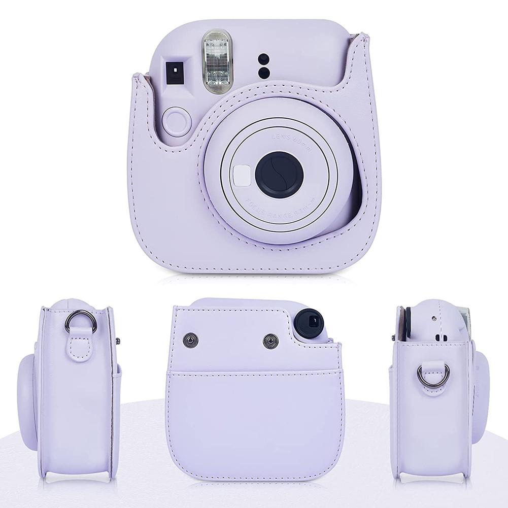 PU Leather Camera Bag Case For Fujifilm Instax Mini 12/11/9/8 Retro Camera Protective Cover Shell Pouch Protector Scratchproof