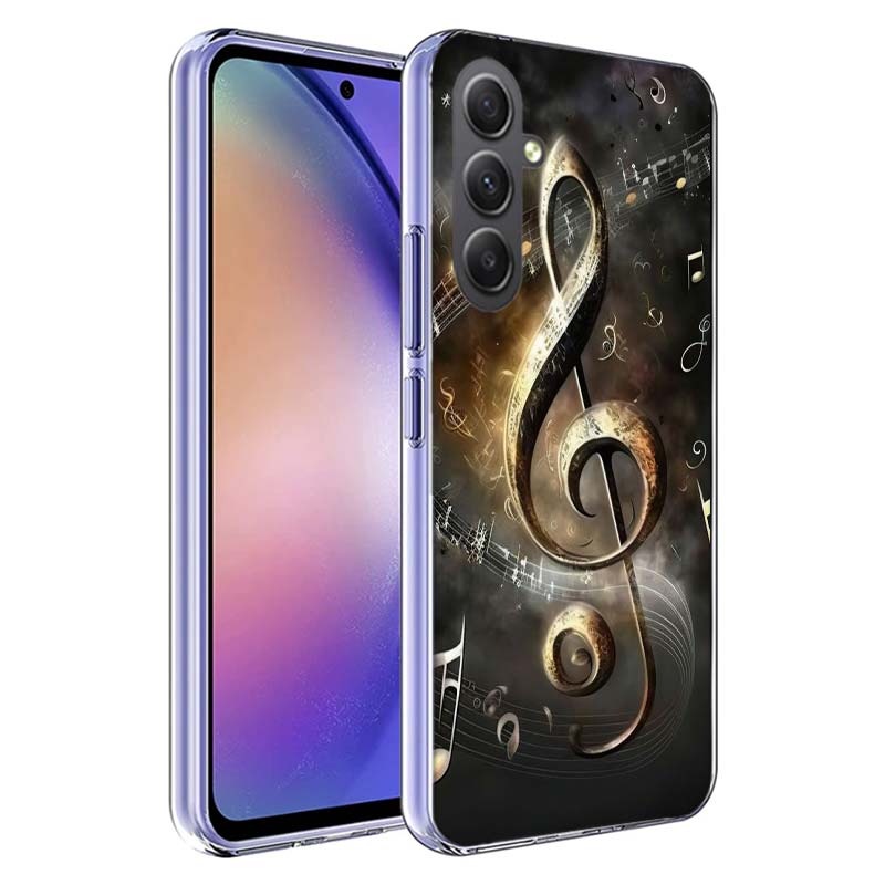 Klaviertasten Musikalische Handyhülle Für Samsung A70 A50S A40 A30 A20E A16 A26 A36 A56 A17 Galaxy Note 20 10 9 8 A71 A51 A41 A31 A21S A