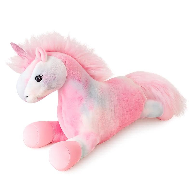 70/120cm Peluche Unicorno Simulazione Colorato Sogno Unicorno Colorato Bambola Peluche Cuscino da Abbraccio per Dormire Giocattolo di Peluche Regalo di Compleanno