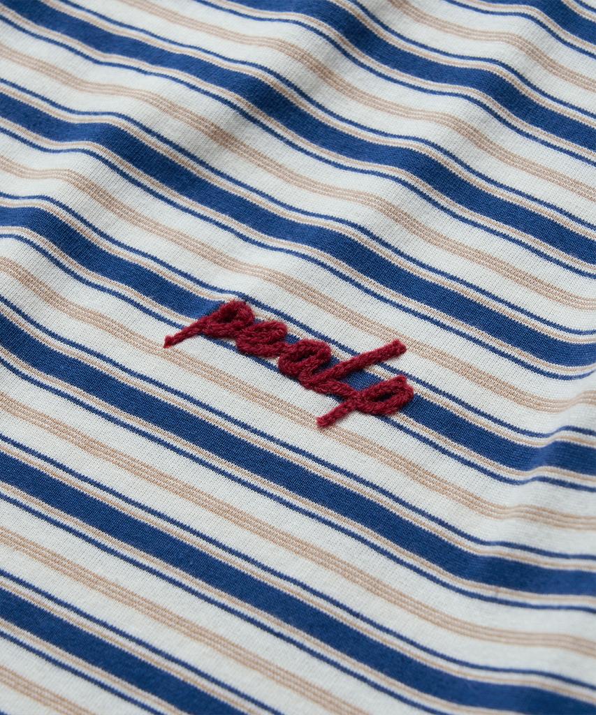 Pilpeu Three-Stripe Over T-Shirt (Blue)