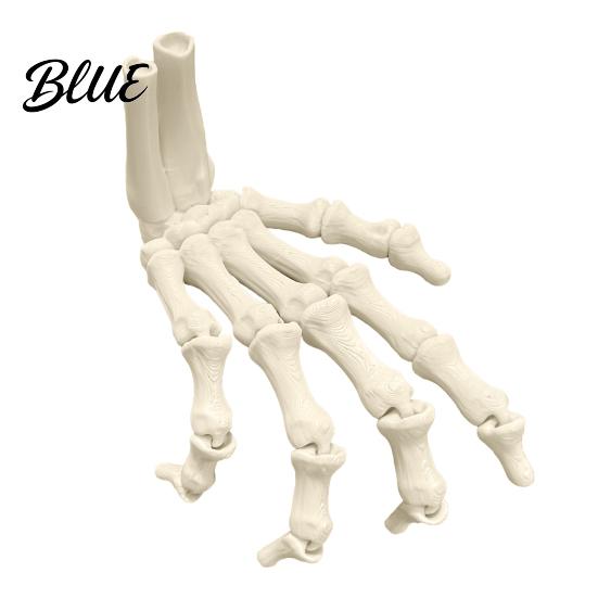 Creepy Gothic Room Accents Halloween Skeleton Hands 3D Printed Hand Bones Model Realistic Creative Holiday Atmosphere Decor Spooky Bone Claw