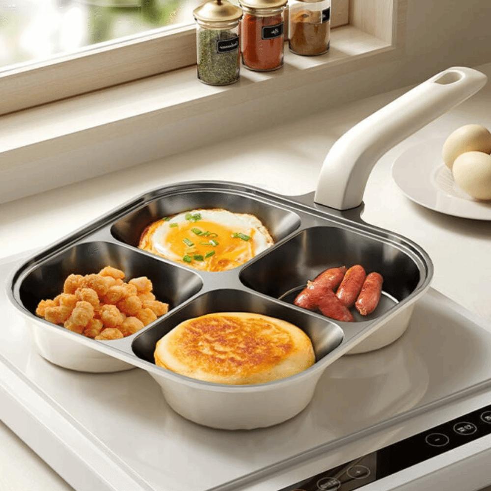 Ergonomic Handle Breakfast Frying Pan Nonstick Breakfast Skillet Universal Pancake Pan  Steak