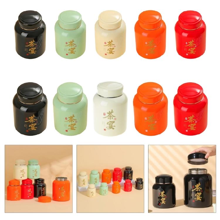 Te Förvaringsburk Organiserare Rostfritt Stål Tebehållare Tomma Godisburkar Lösbladstebehållare Presentförpackning Bestående