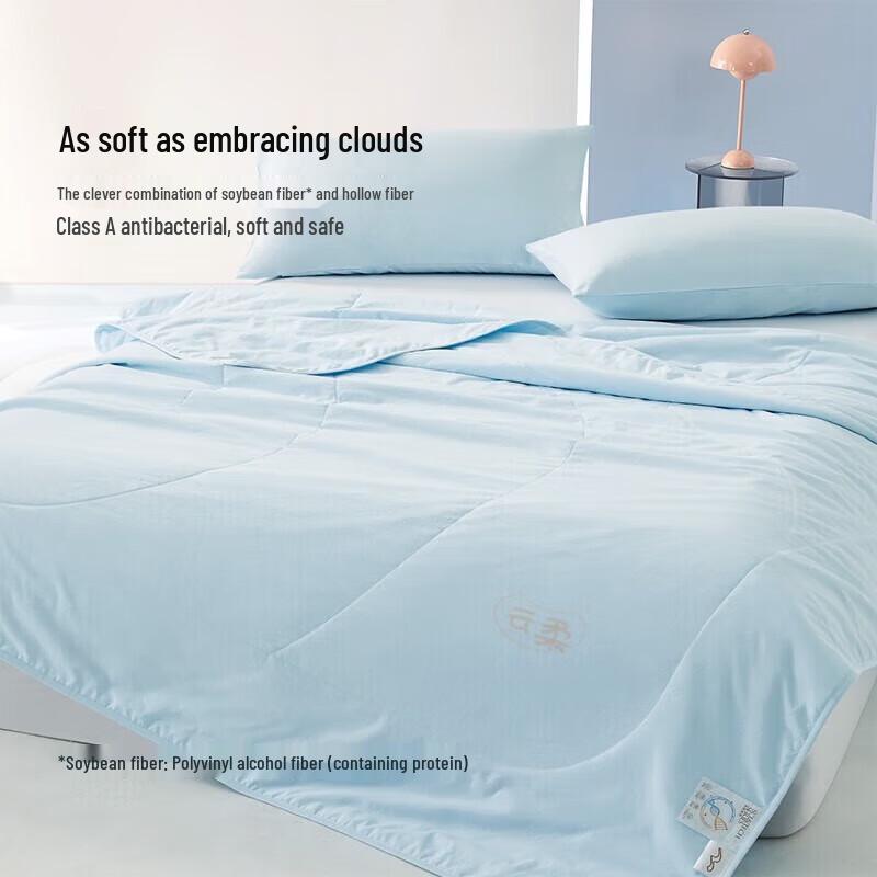 Mercury Home Textiles 55% Soybean Fiber Summer Quilt