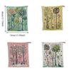 4pcs Quick Dry Pastoral Style Hand Towel 4 Layer Cotton Gauze Tea Towel Kitchen Towel  Bathroom