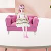 1/6 Dollhouse Doll Sofa Toy Jewelry Box Organizer Dollhosue Decor Display Case for Necklace