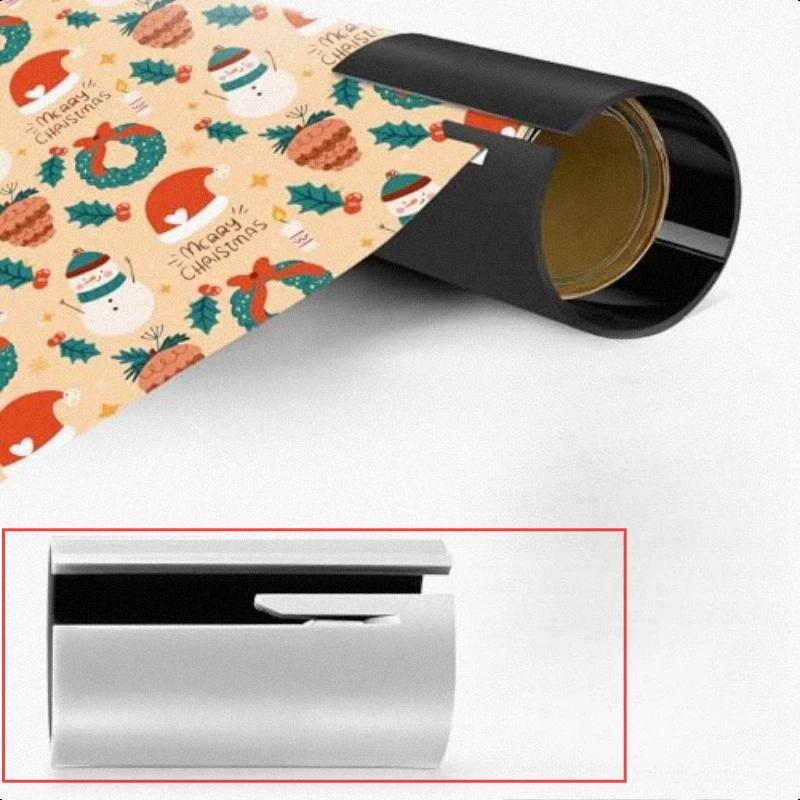 Christmas Gift Wrapping Paper Cutter - Easy to Use, Safe Roll Cutter, Perfect for Holiday Packaging, Gift Wrapping Supplies