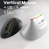 2.4G Wireless Mouse Dual Mode RGB Vertical Mouse Bluetooth Mouse Rechargeable Silent Mouse Ergonomic Mice for PC Laptop Desktop