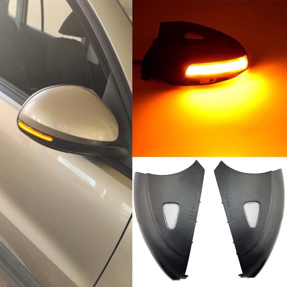 Side Mirror Turn Signal For VW Tiguan 2008-2016 Dynamic Lights Car Rearview LED Repeater Light Lamp For VW Sharan 2012-2015