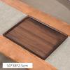 MOLUONA Solid Walnut Wood Serving Tray
