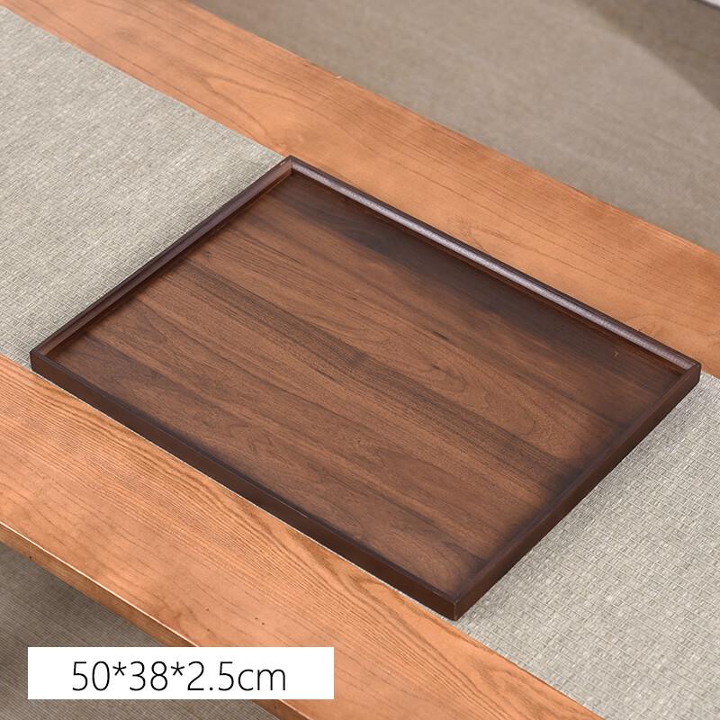 MOLUONA Solid Walnut Rectangular Serving Tray