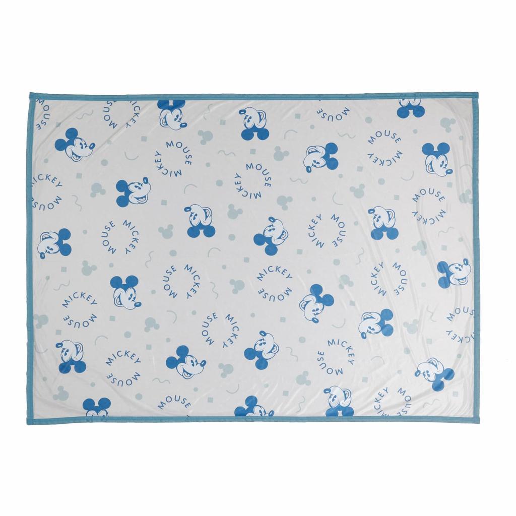 Marushin Summer Disney Mickey Mouse Round Logo Cool to the Character Boys and 2125024100 Throw, Blanket, Touch, Design, Girls,