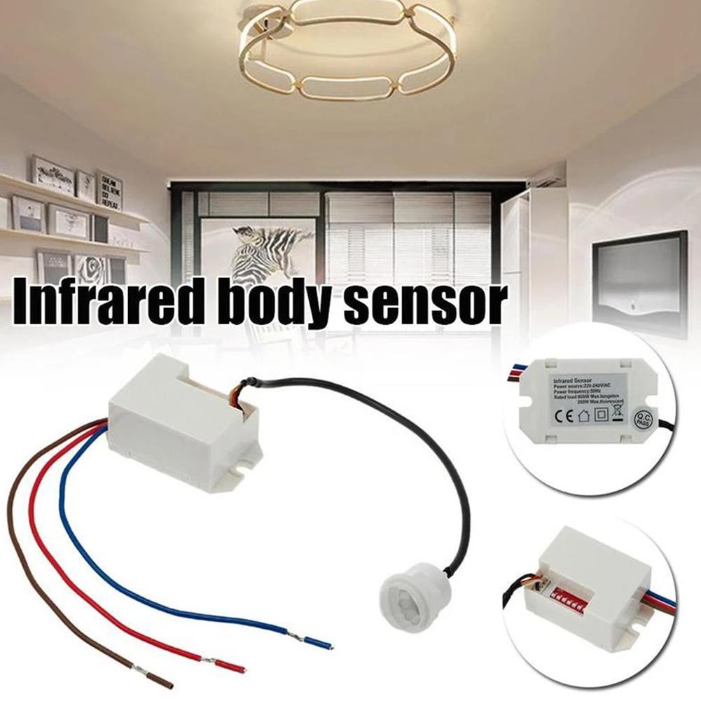 Home PIR Sensor Detector Light Switch 220-240V/AC 360°