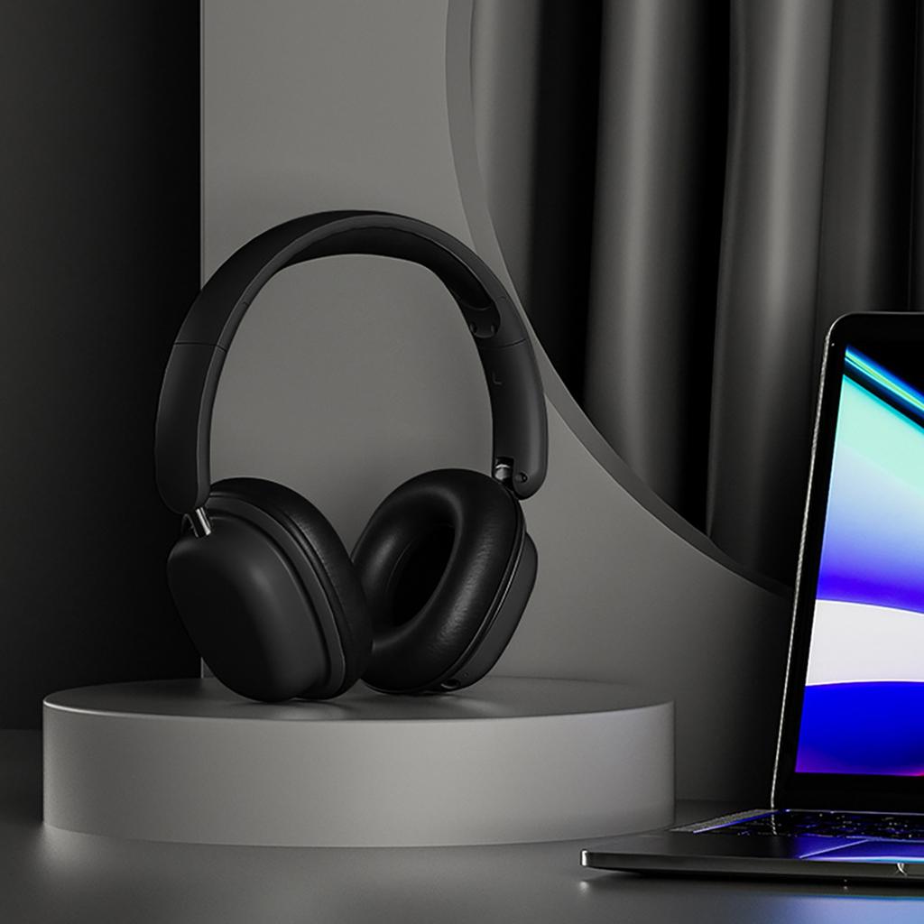Wireless Gaming Headset BT5.3 Over Ear Headphone with Mic 3.5mm Foldable Earphone