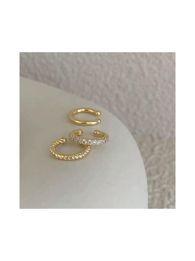 Elegant and Minimalist Earrings for Autumn and Winter Twisted Metal Geometric Earrings for Daily Wear or Special Occasions